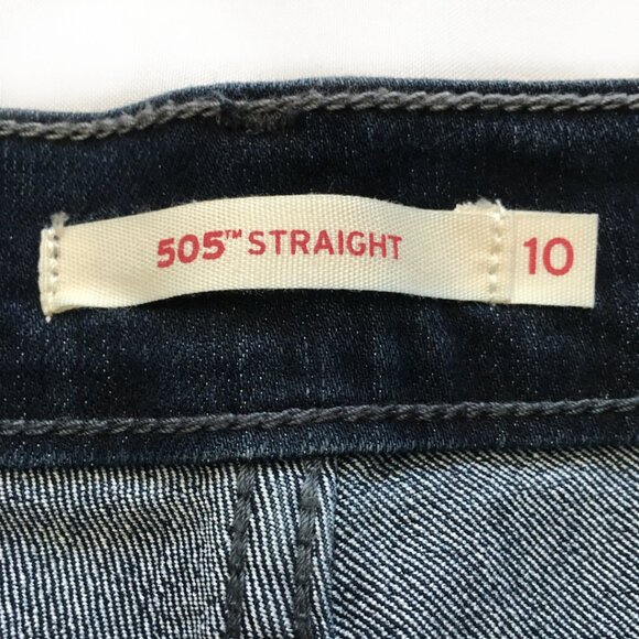 Levi's Women's 505 Stright Leg Jeans Size 10 - Picture 4 of 9